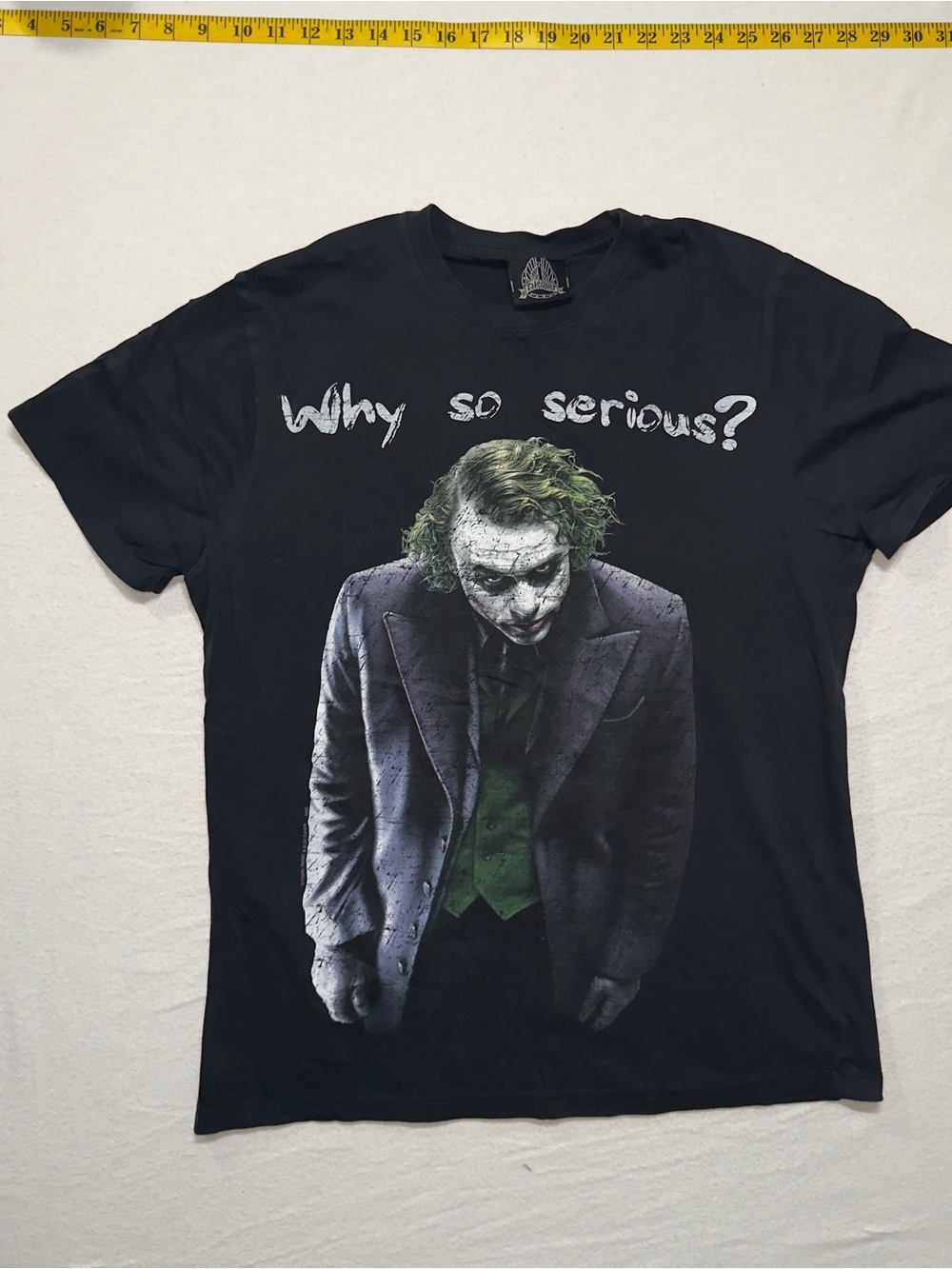 Why So Serious? Joker Graphic Tee - Black/Green